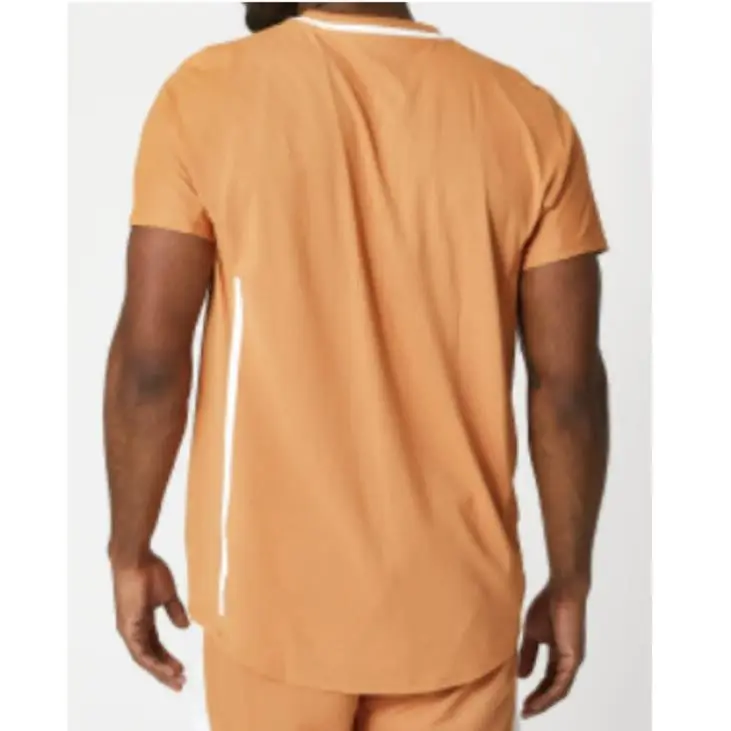 Nike clothing - Nike 1/2 Zip Slam Crew - DD8309808 - Orange (UPC: 0195866000841) 0