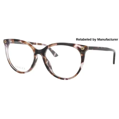 Gucci GG0093O-009-53-RELABELED Eyeglasses Eye Glasses 009 Havana 5