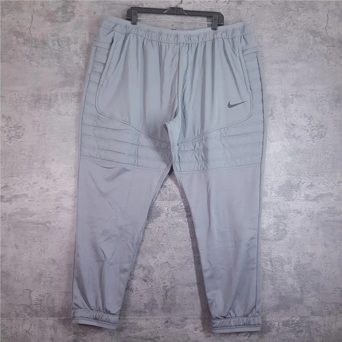Nike Therma Fit Insulated Hybrid Fleece Sweatpants Mens 4XL Grey CZ7755-084