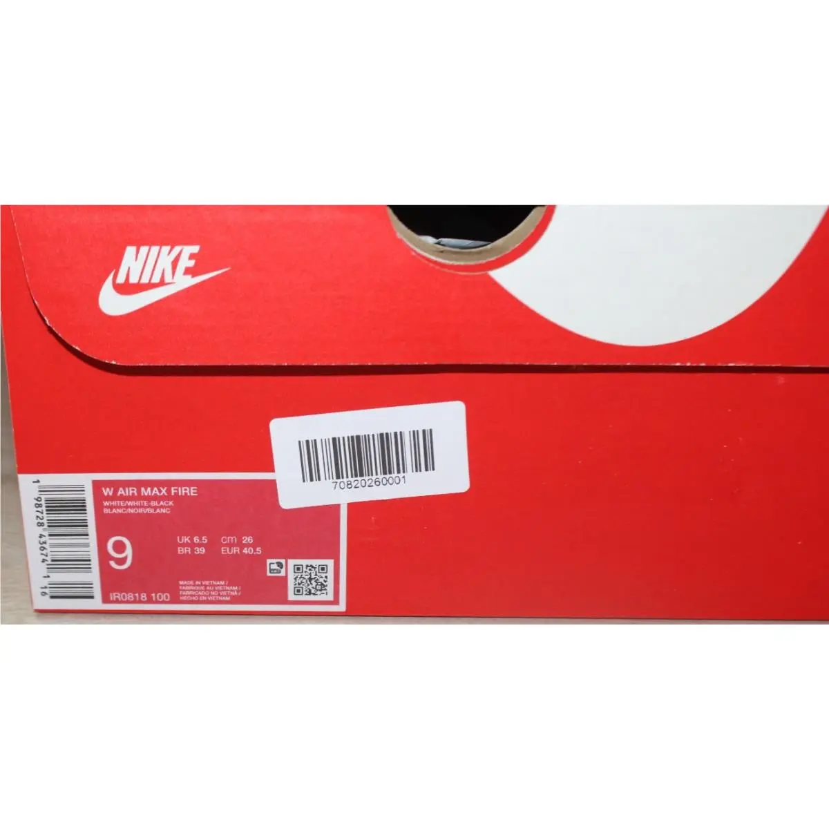 Nike shoes - Nike Air Max Fire - Air Max Fire - IR0818-100 - White 0