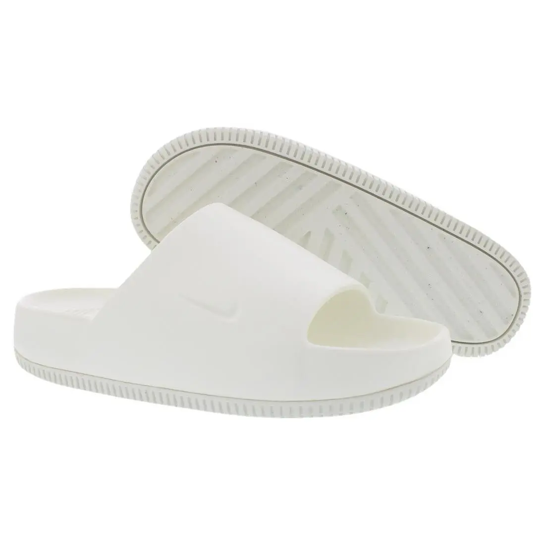 Calm Slide Womens Shoes Size 7 Color: Sail/sail by Nike