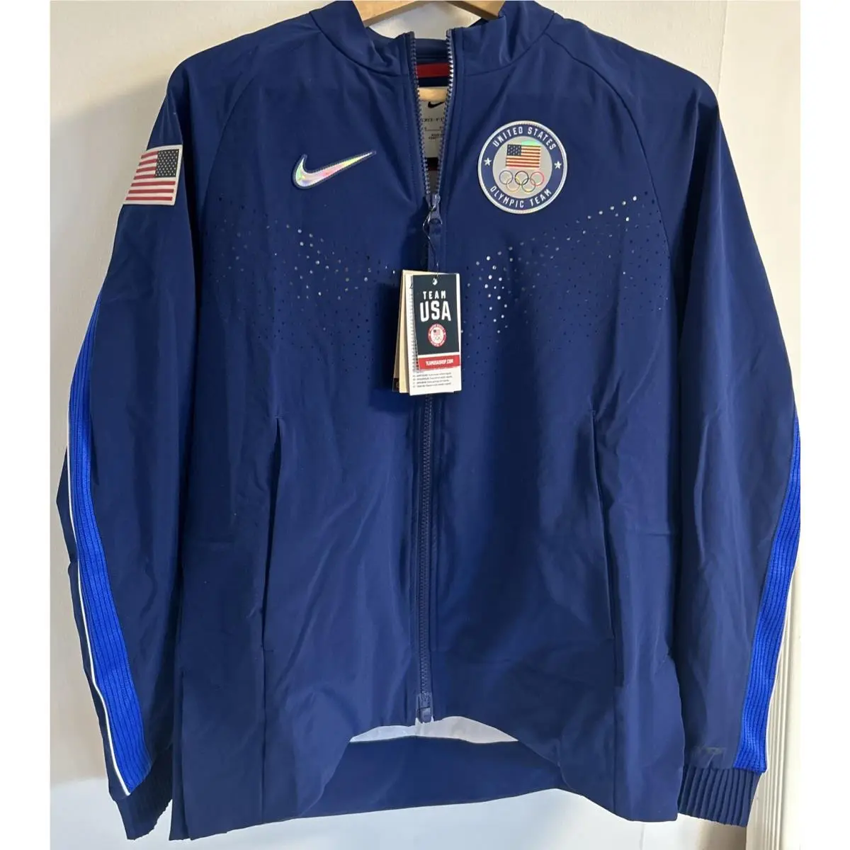 Nike Paris 2024 Team Usa Olympic Podium Jacket Sz S DZ3572-492