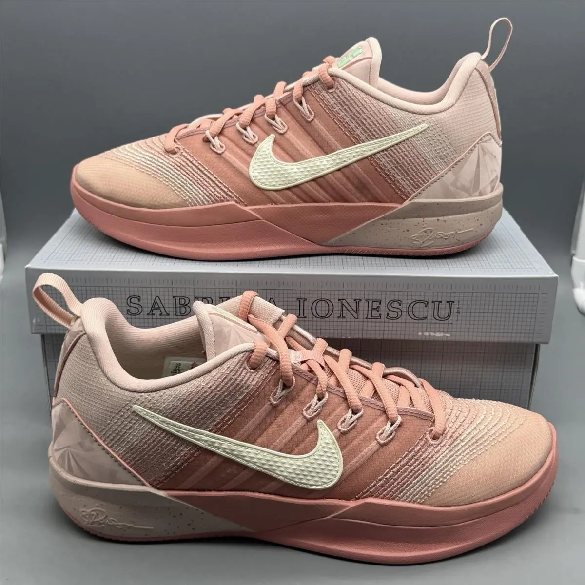 Sabrina 3 Womens 8.5 Youth 7 Basketball Court Shoes Pink Coconut Milk by Nike