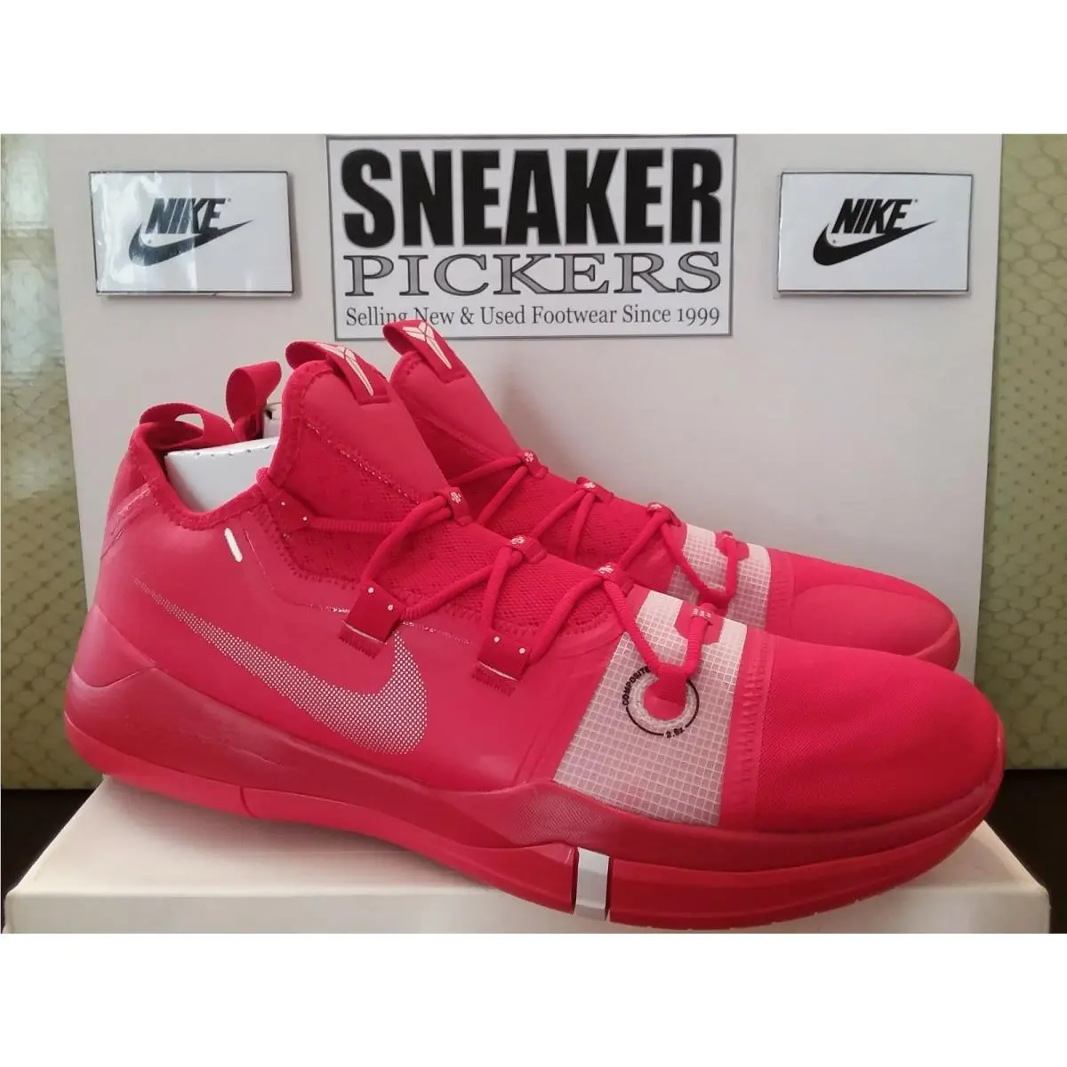 Nike shoes - Nike Kobe A.D. TB Promo - AT3874 603 - University Red / Metallic Silver (UPC: 191886039045) 2