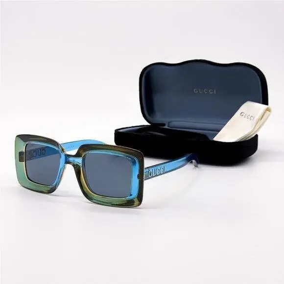 GG1718S 005 Blue Women Sunglasses  by Gucci