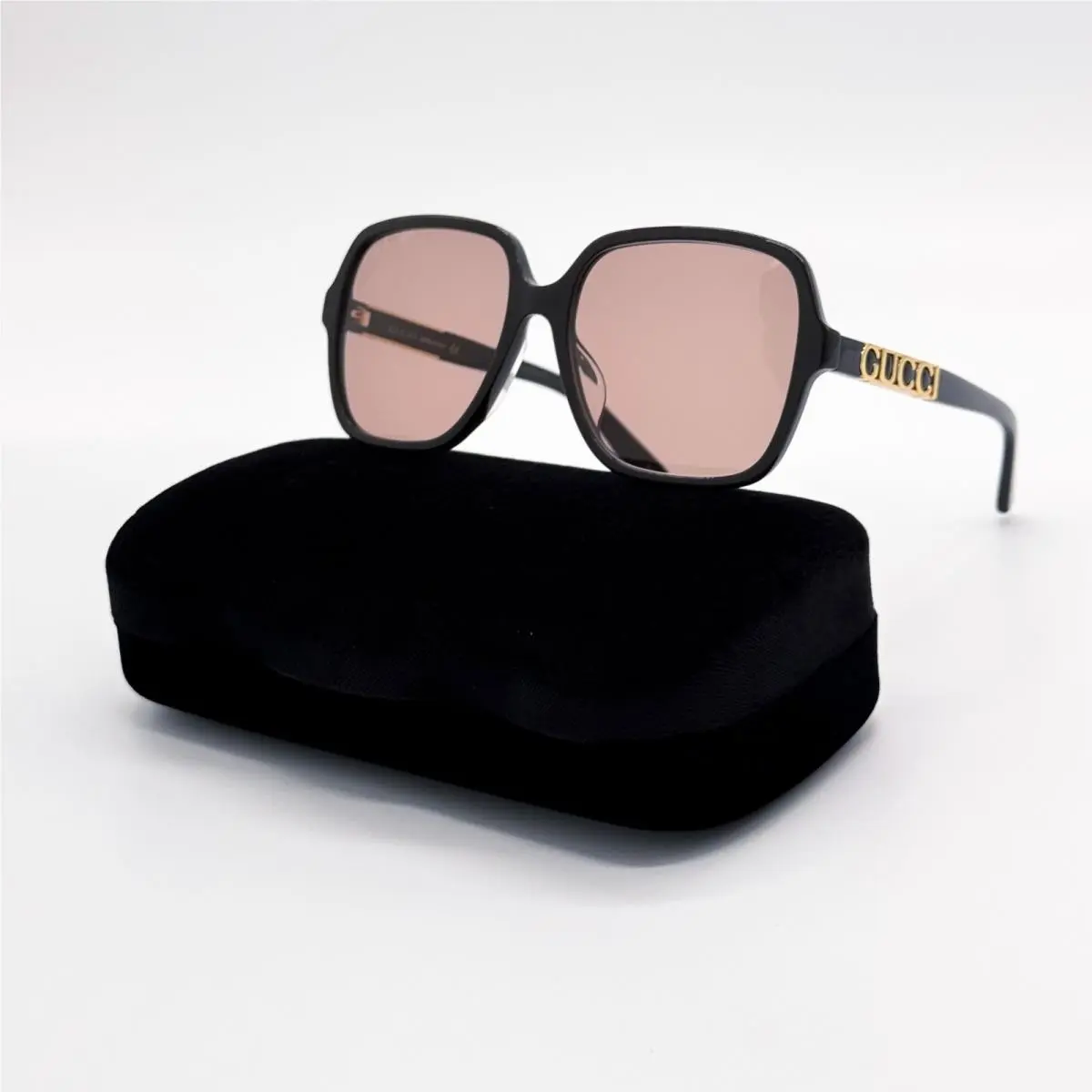 Black Brown Square Women Sunglasses GG1189SA 004 by Gucci