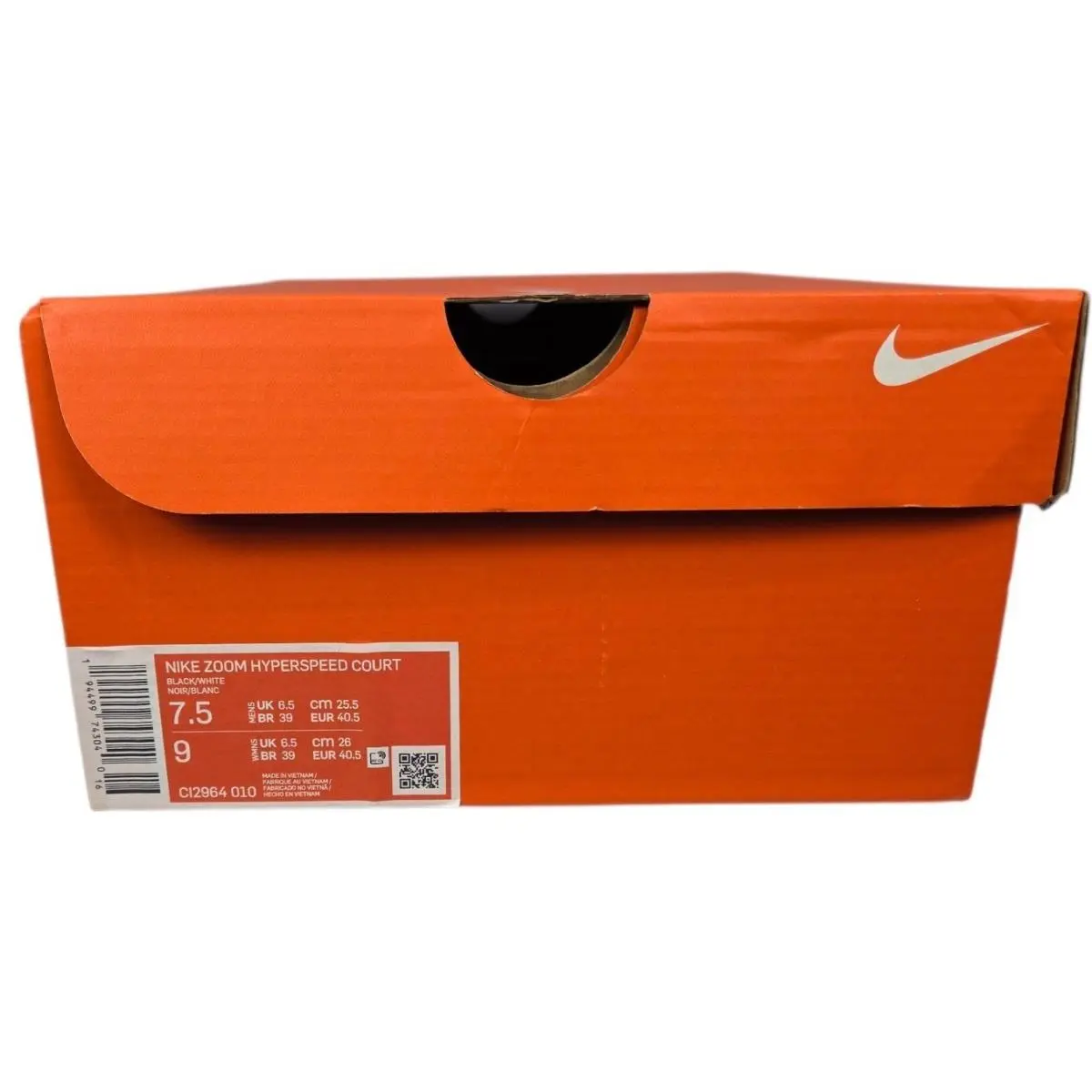 Nike shoes - Nike Zoom Hyperspeed Court - Zoom Hyperspeed Court - C12964 - Black 9
