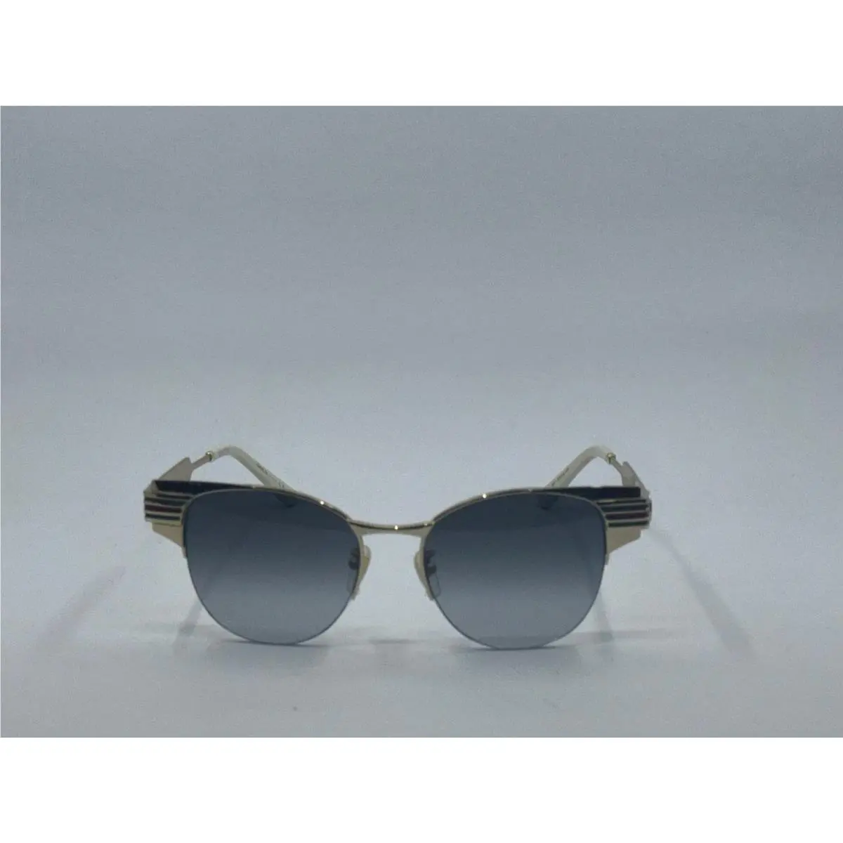 GG0521S Gold White Clubmaster Sunglasses Blue Gradient by Gucci