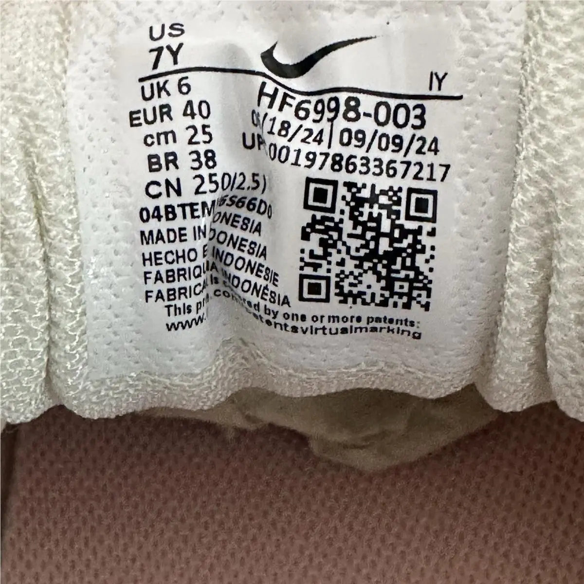 Nike shoes - Vomero 5 Gs - Vomero - HF6998-003 - Ivory 8