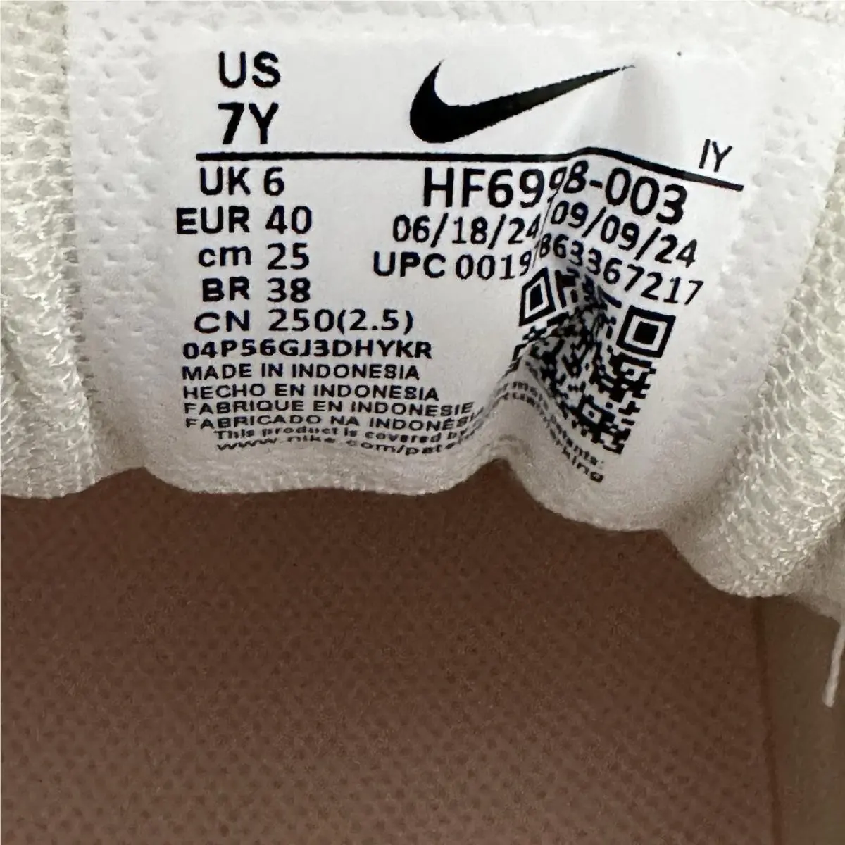 Nike shoes - Vomero 5 Gs - Vomero - HF6998-003 - Ivory 7