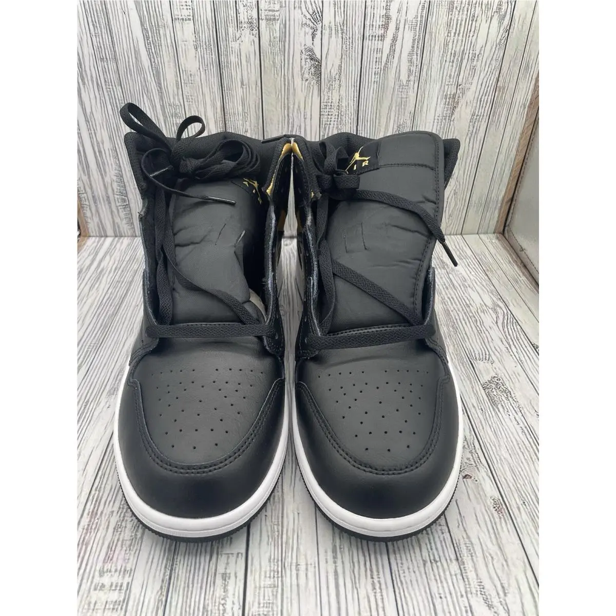 Nike shoes - Air Jordan 1 Mid - Air Mid - DQ8426-071 - Black-Metallic Gold (UPC: 0197597111971) 5