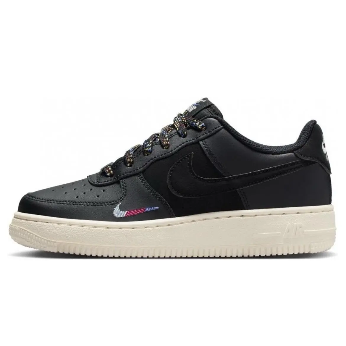 Nike shoes - Nike Air Force 1 LV8 1 - HQ1907 001 - Black/Saturn Gold 13