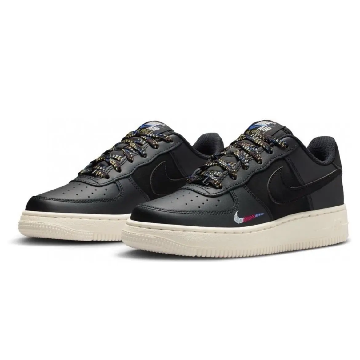 Nike shoes - Nike Air Force 1 LV8 1 - HQ1907 001 - Black/Saturn Gold 14