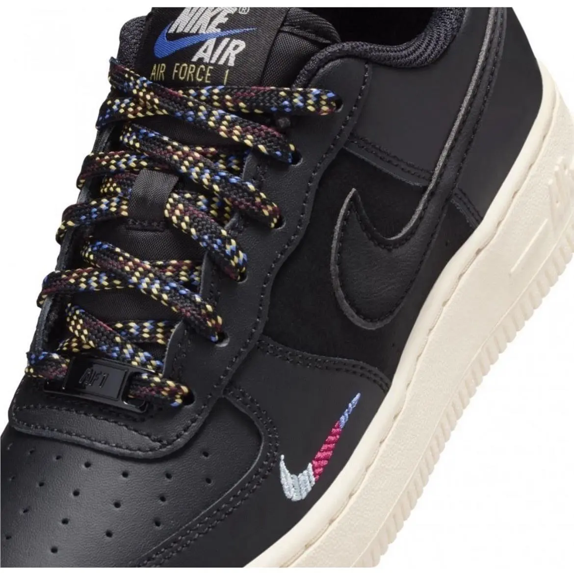 Nike shoes - Nike Air Force 1 LV8 1 - HQ1907 001 - Black/Saturn Gold 16