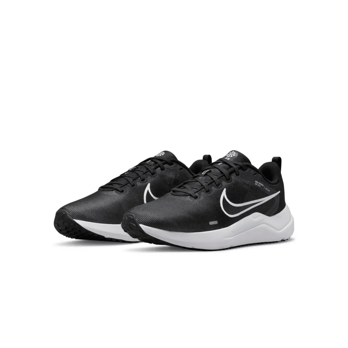 Women`s Road Running Shoes Black White Grey 9 US by Nike