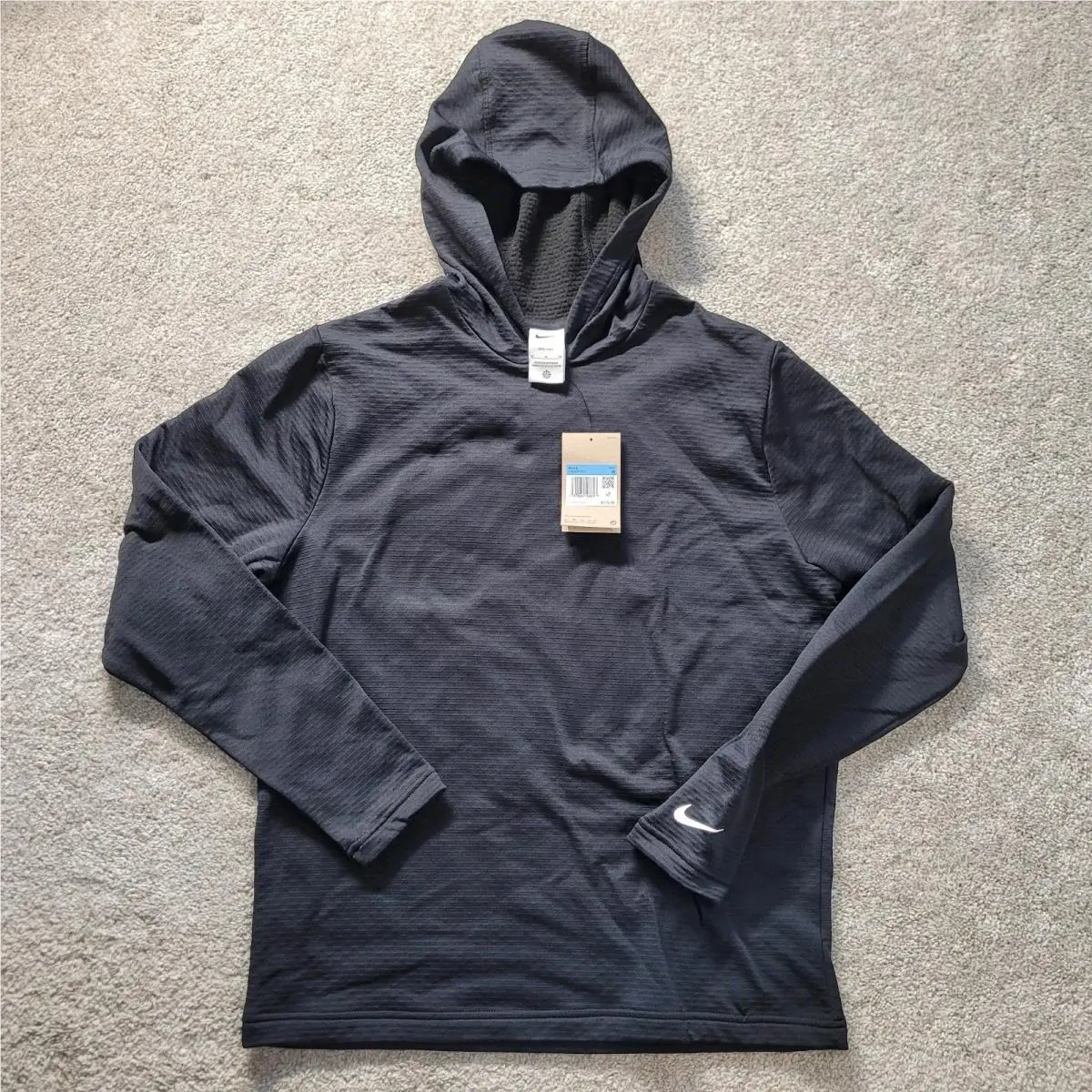 Nike Velocity Dri-fit Tour Grid Fleece Golf Hoodie Black HM5820-010 Mens 2X