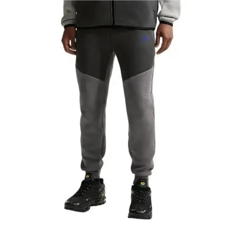 Nike Tech Fleece Pants Joggers Ash Gray Sapphire HV0959-018 Men’s Size Large