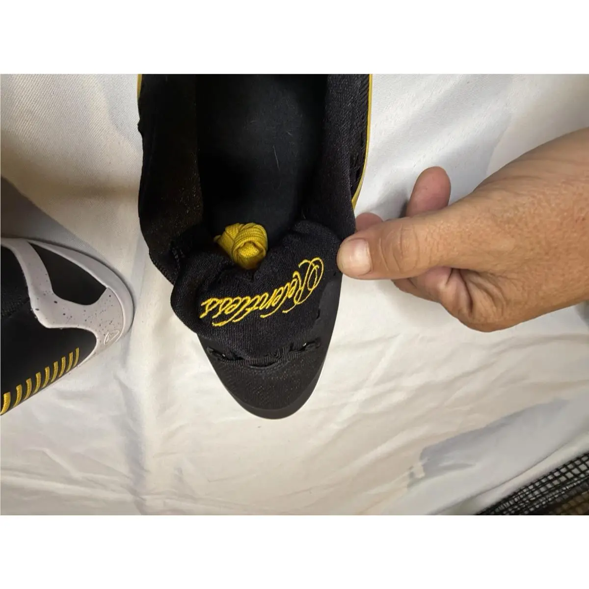Nike shoes - Nike Kobe IX Low EM - FV8297 006 - Black, Yellow, White 5