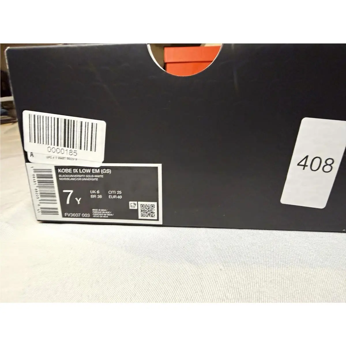 Nike shoes - Nike Kobe IX Low EM - FV8297 006 - Black, Yellow, White 0