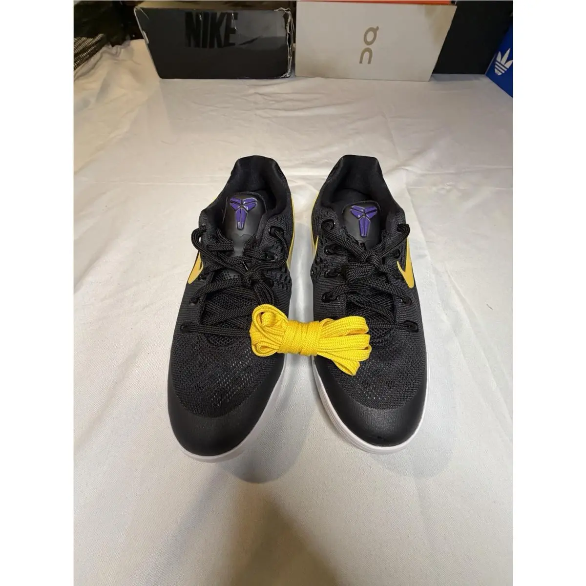 Nike shoes - Nike Kobe IX Low EM - FV8297 006 - Black, Yellow, White 1