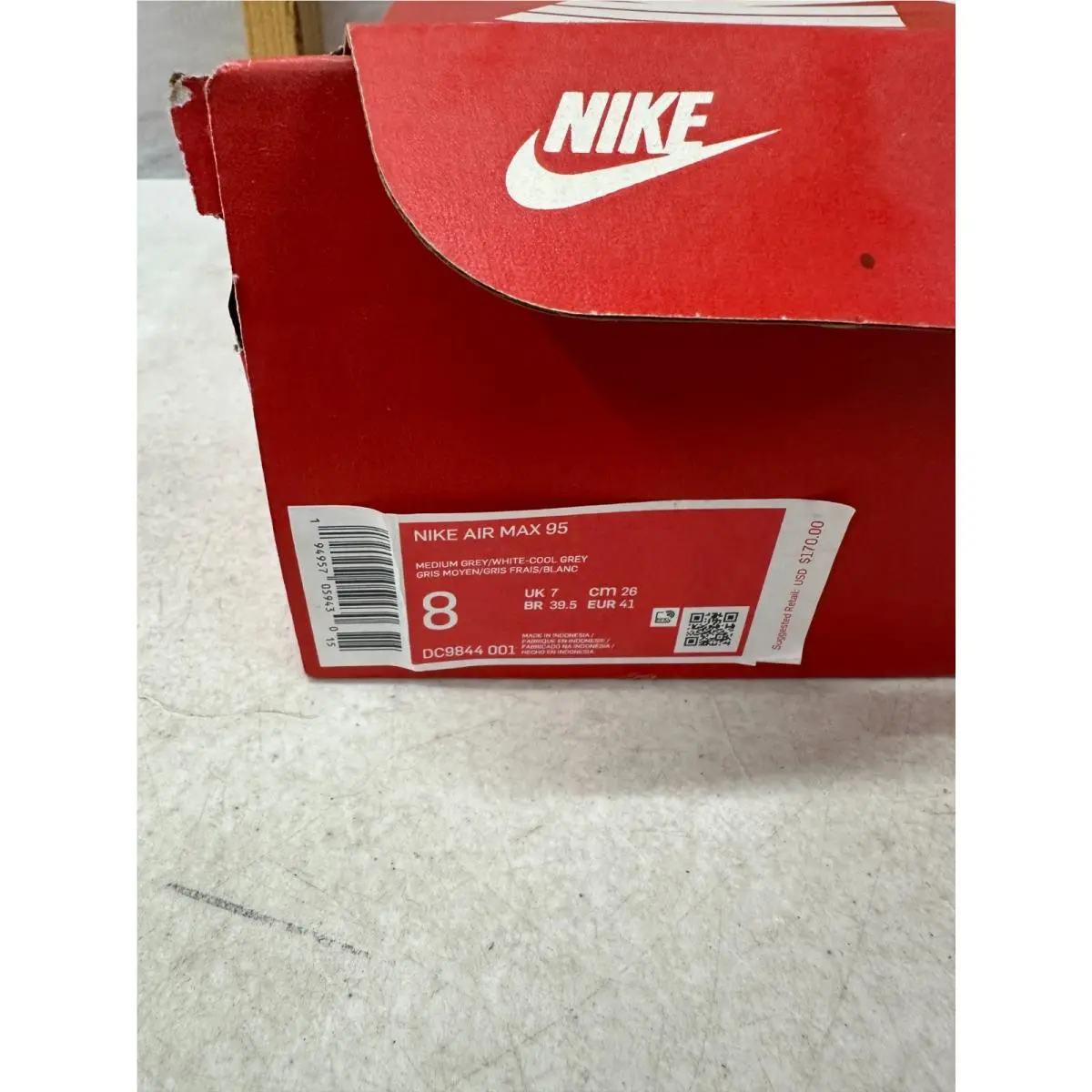 Nike shoes - Nike Air Max 95 - Air Max - DC9844-001 - Gray 2