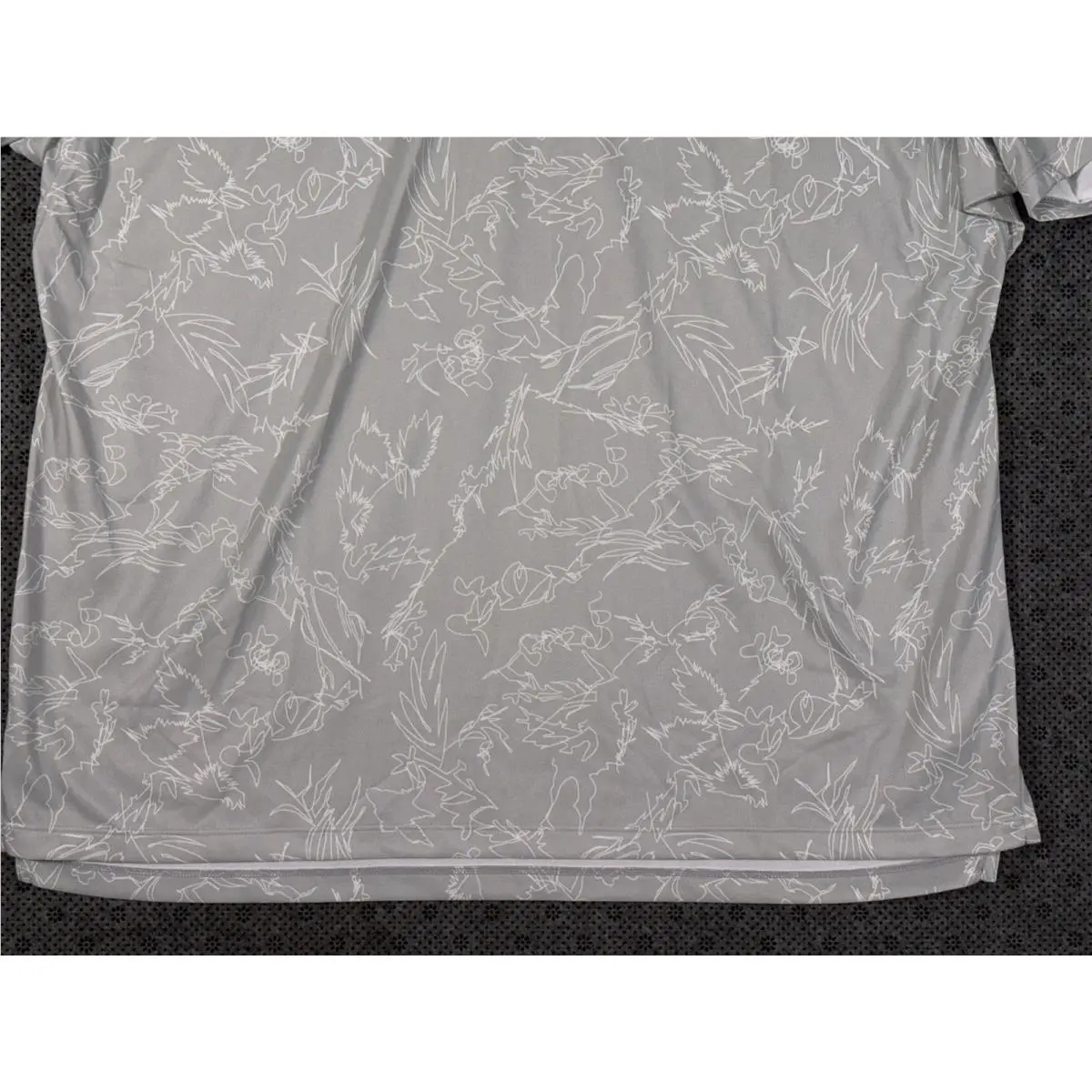 Nike clothing - TW Collection Stripped Polo - Collection Stripped Polo - Grey Photon Dust White 1