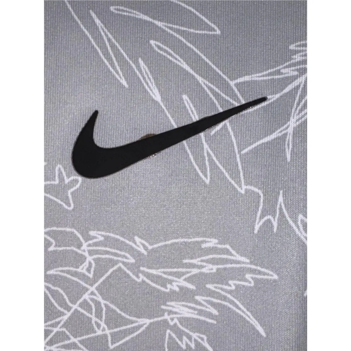 Nike clothing - TW Collection Stripped Polo - Collection Stripped Polo - Grey Photon Dust White 2