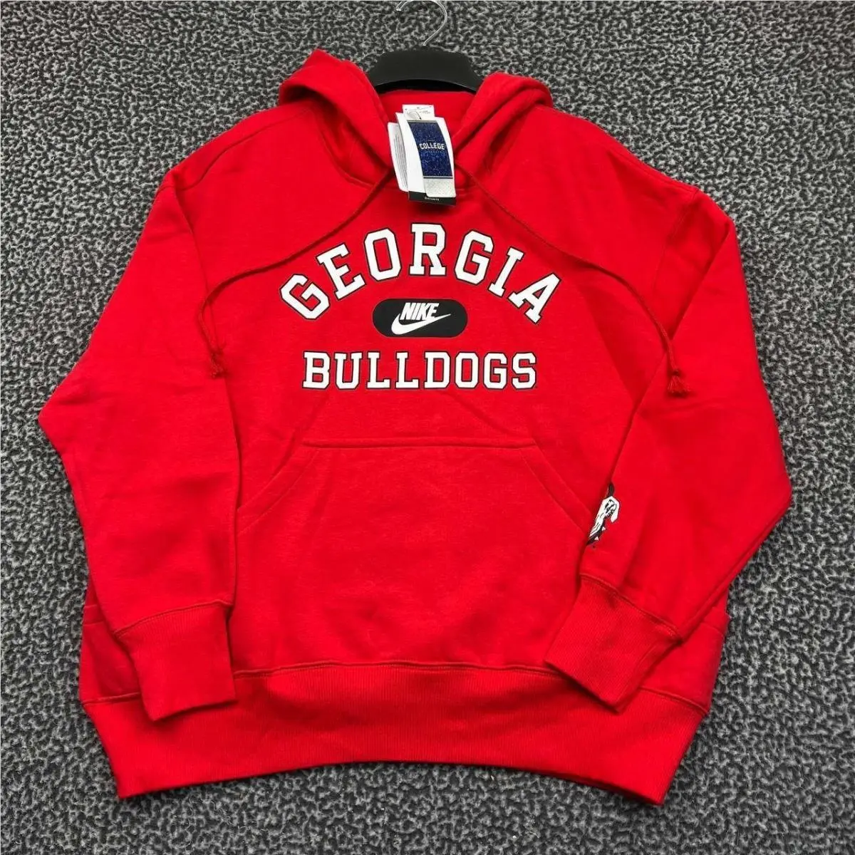 Nike Hoodie Women Medium Georgia Bulldogs Ncaa Pullover Oversized M