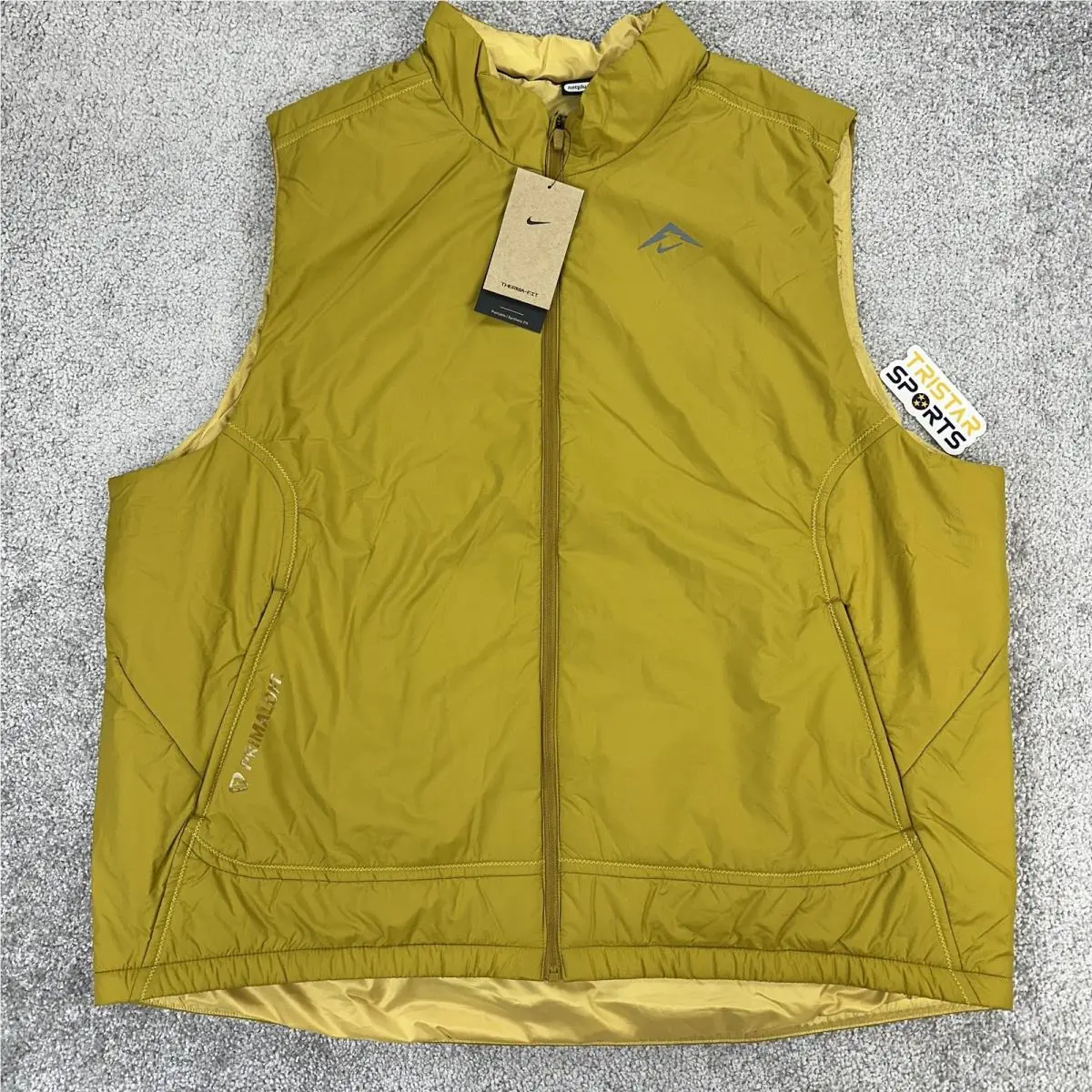 Trail Thermafit Vest Mens Xxl Bronzine Primaloft Packable Running Insulated by Nike