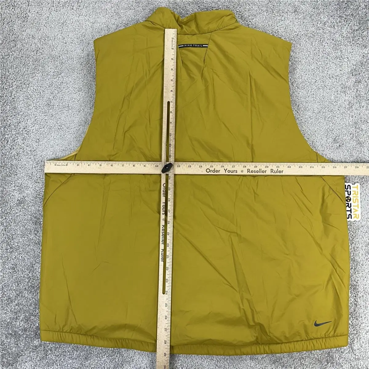 Nike clothing - Nike Trail ThermaFit - Trail ThermaFit - Yellow (UPC: 197601091657) 12