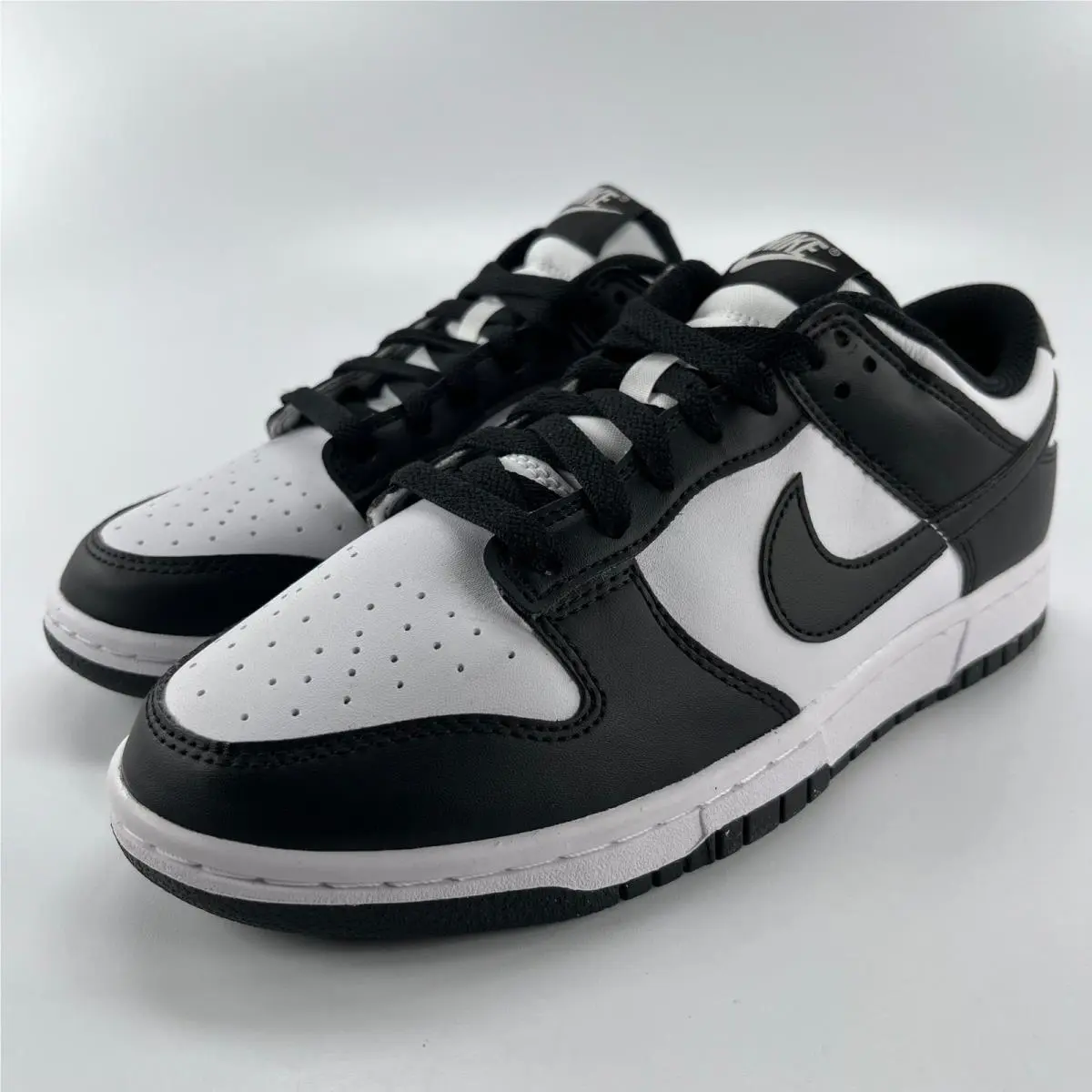 Nike Dunk Low Next Nature Panda Womens Sneakers Black White DD1873-102 Size 7.5W