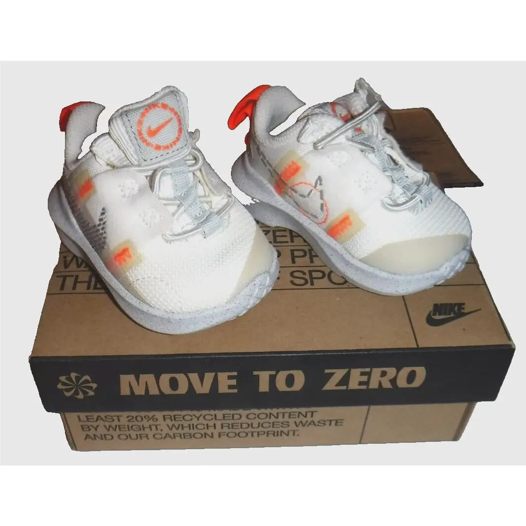 Nike shoes - Nike Crater Impact - Crater Impact - DB3553100 - White/Orange, Full: White/Orange (UPC: 194958818388) 6