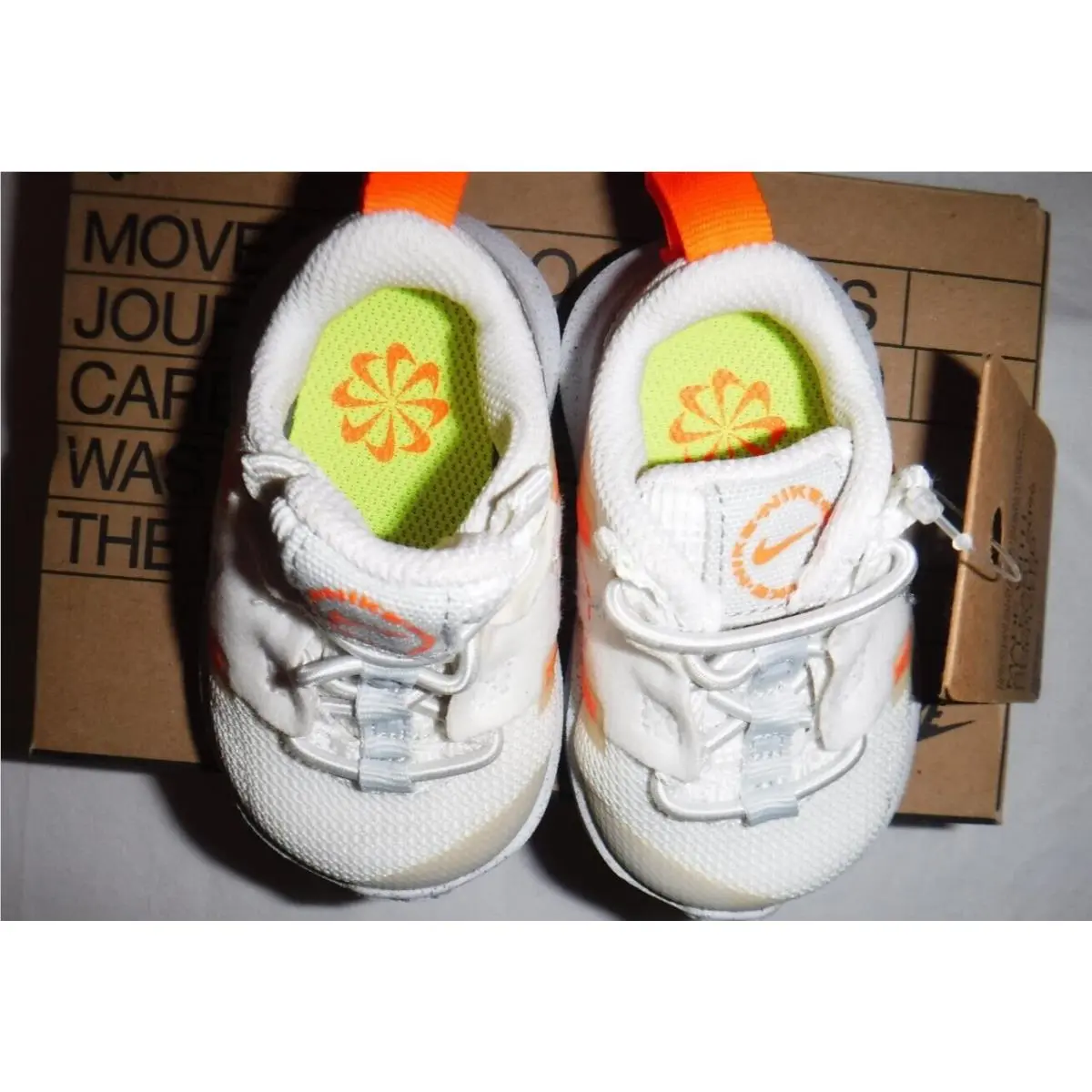 Nike shoes - Nike Crater Impact - Crater Impact - DB3553100 - White/Orange, Full: White/Orange (UPC: 194958818388) 1