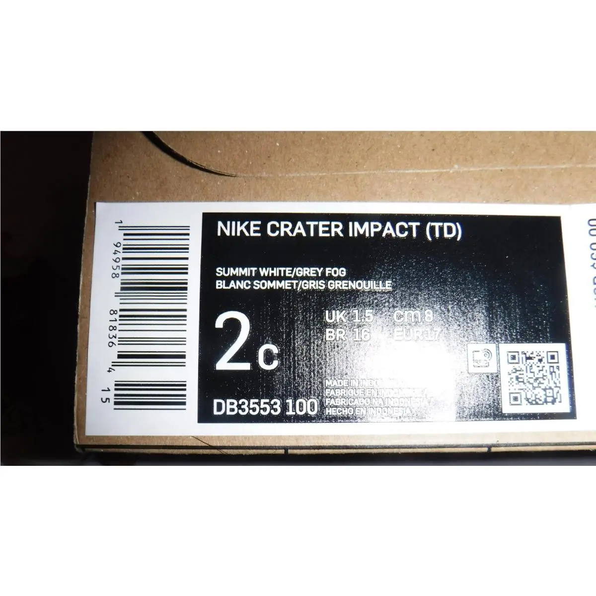 Nike shoes - Nike Crater Impact - Crater Impact - DB3553100 - White/Orange, Full: White/Orange (UPC: 194958818388) 2