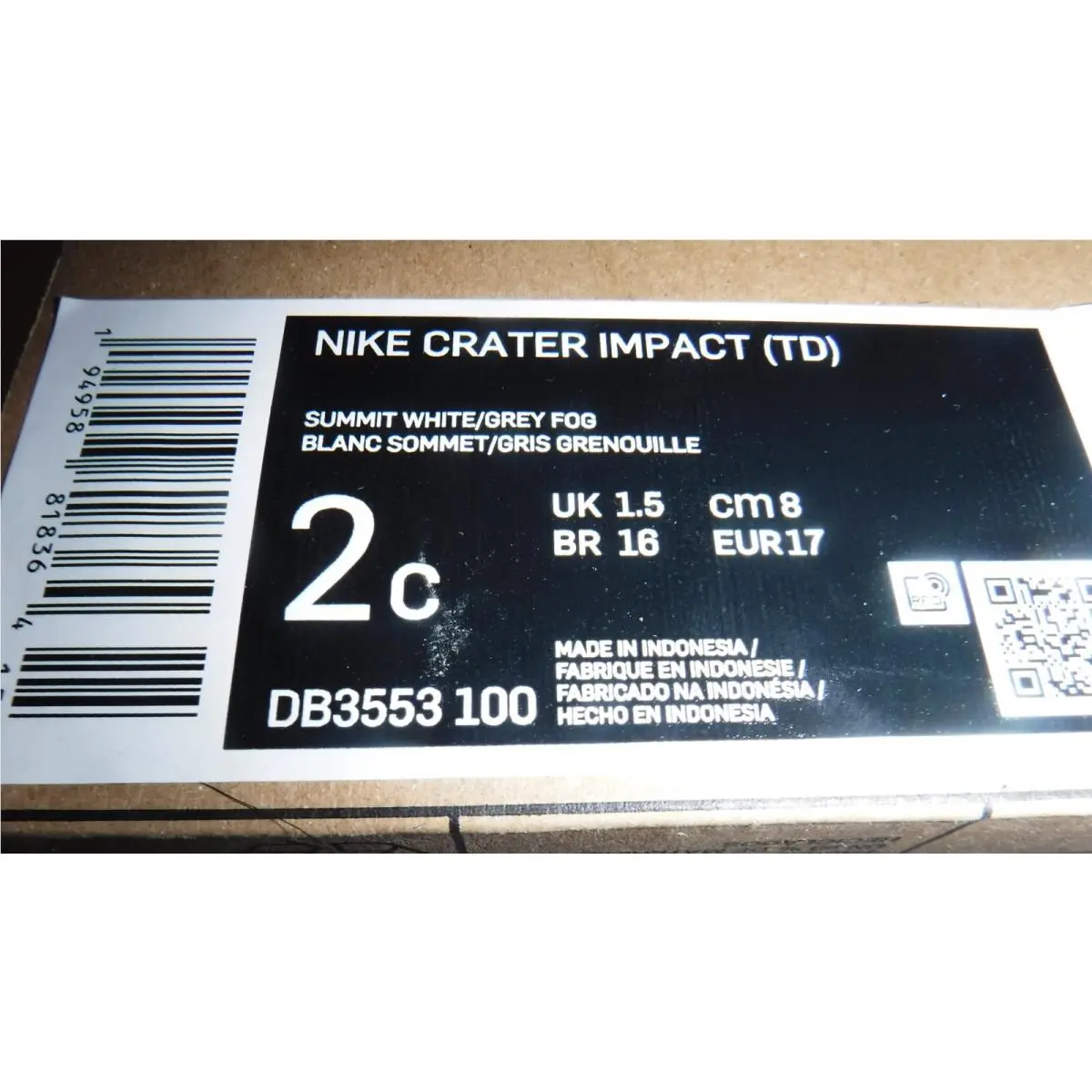 Nike shoes - Nike Crater Impact - Crater Impact - DB3553100 - White/Orange, Full: White/Orange (UPC: 194958818388) 3