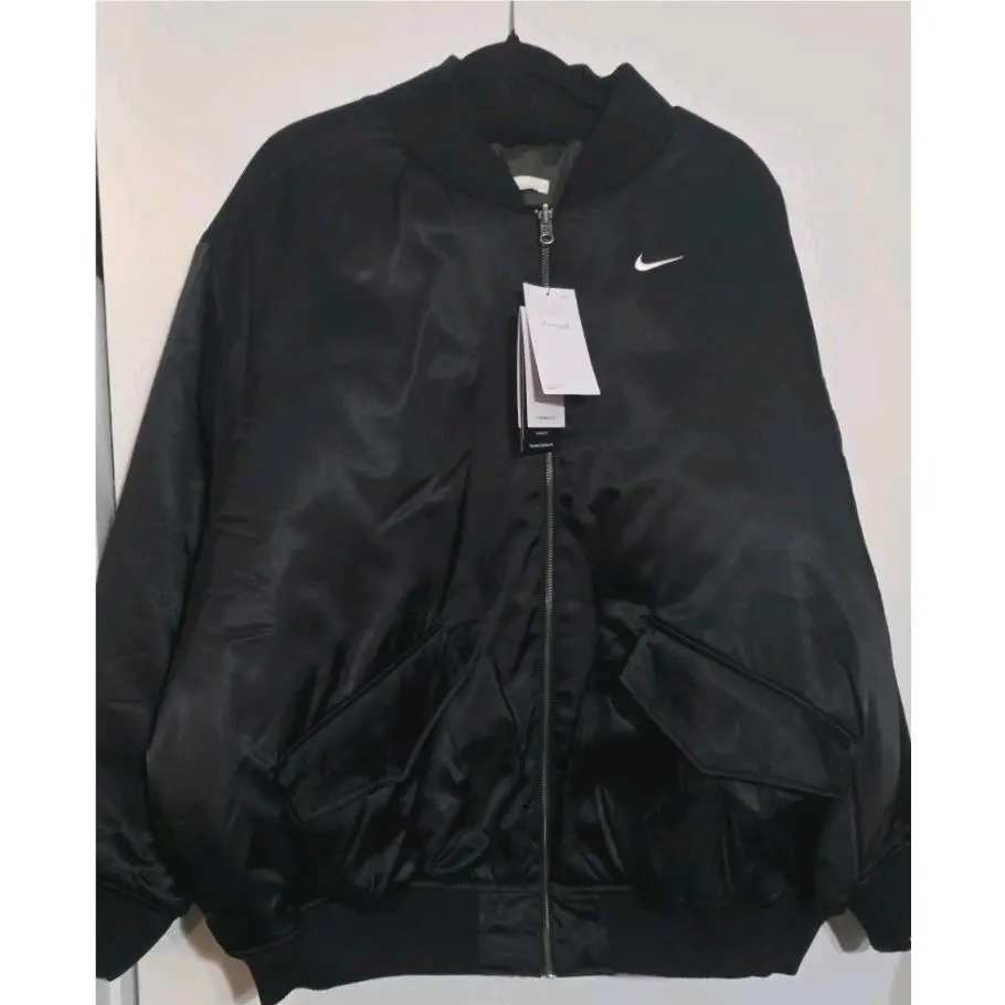 Nike Sportswear Therma-fit Reversible Bomber Jacket Black HV2814-010 Wmns 1X