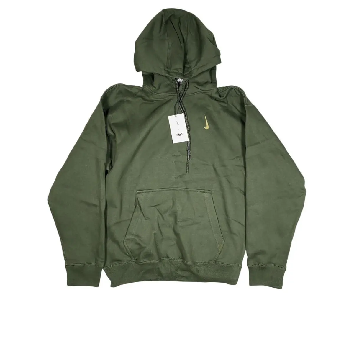 Nike X Billie Eilish Green Pullover Hoodie S Mens Cotton Blend Swoosh