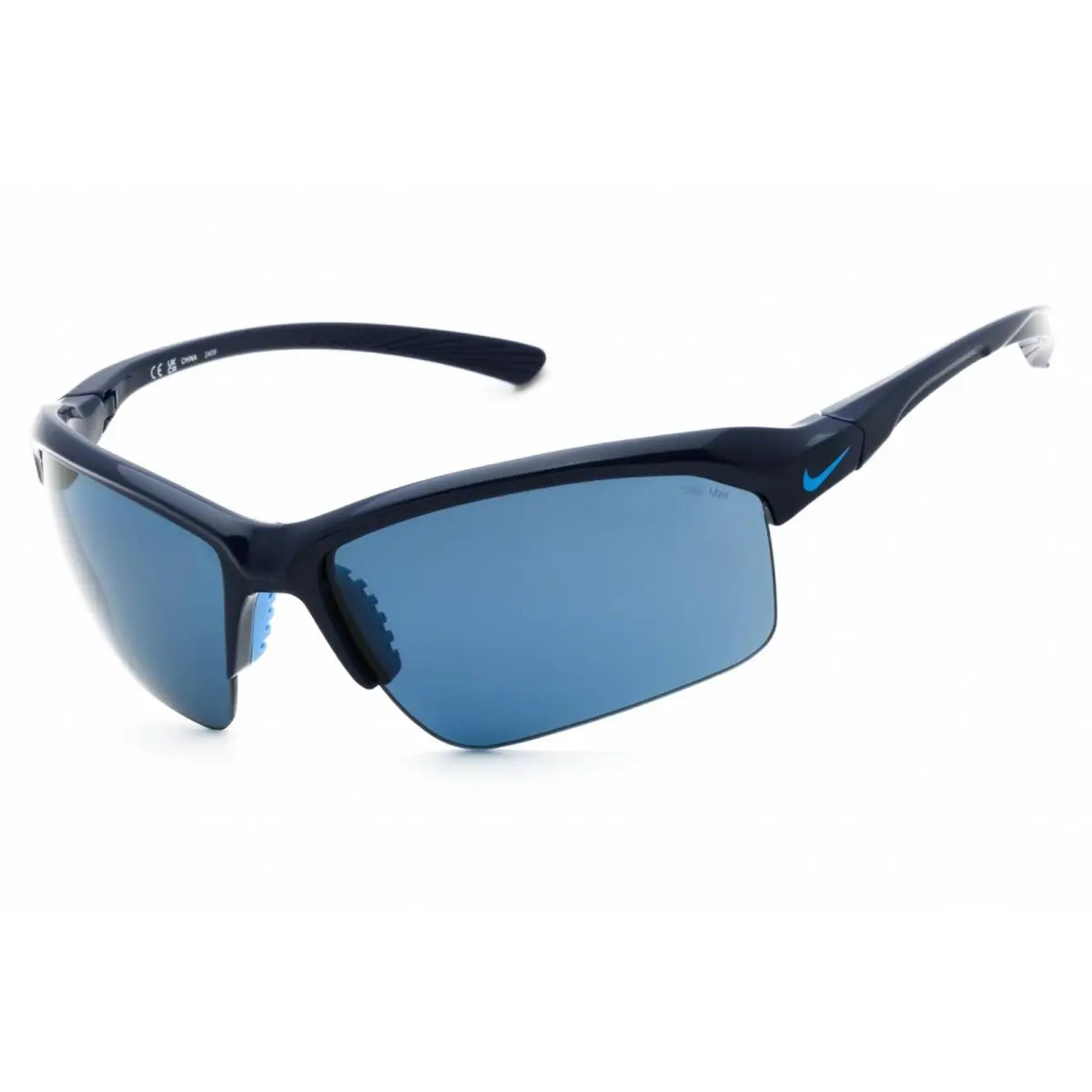 Nike Unisex Sunglasses Blue Void Sport Wraparound Skylon Rise P IB3519X 492 - Frame: Blue Void, Lens: Blue