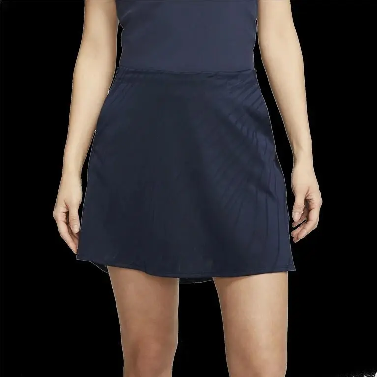 Nike Women`s Breathe Fairway Jacquard 15 Golf Skort Size Large CN0934-451