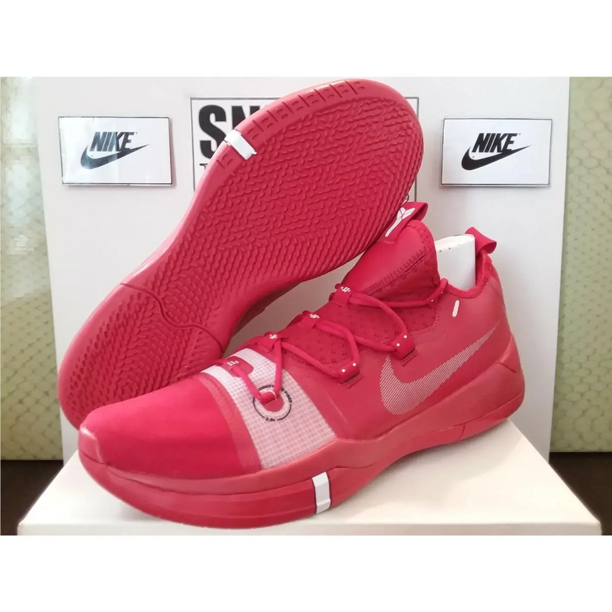 Nike shoes - Nike Kobe A.D. TB Promo - AT3874 600 - Gym Red / Metallic Silver - White (UPC: 883212911384) 0
