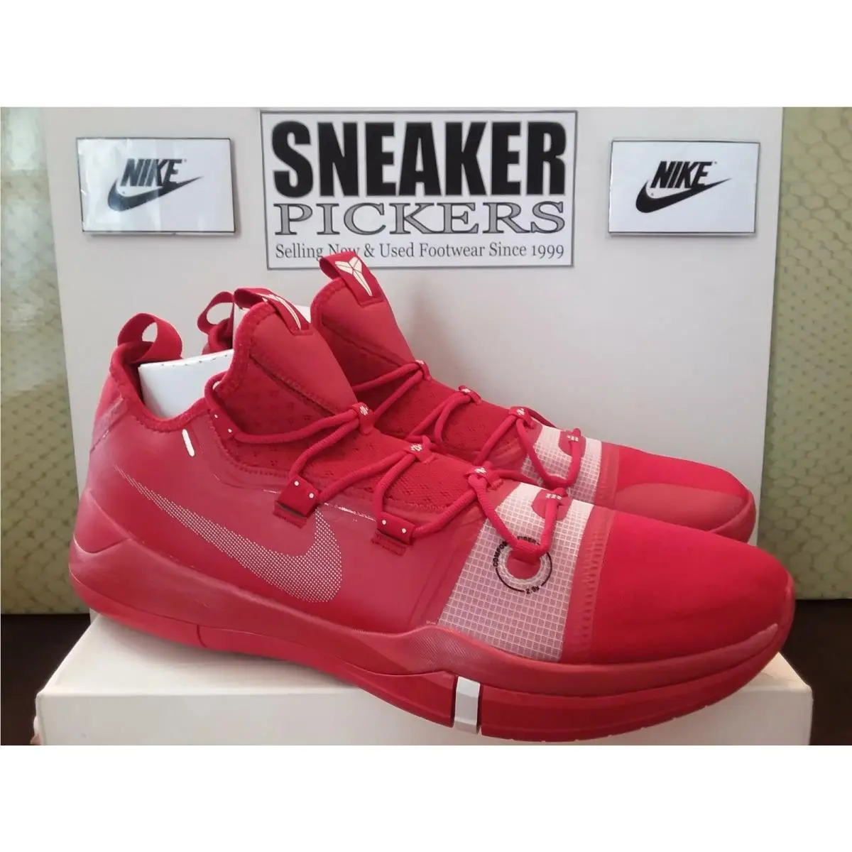Nike shoes - Nike Kobe A.D. TB Promo - AT3874 600 - Gym Red / Metallic Silver - White (UPC: 883212911384) 2