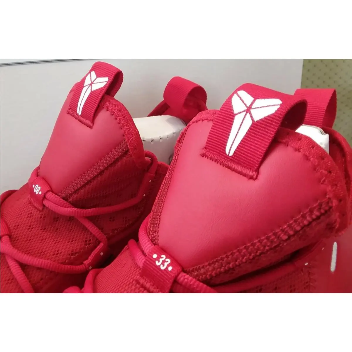 Nike shoes - Nike Kobe A.D. TB Promo - AT3874 600 - Gym Red / Metallic Silver - White (UPC: 883212911384) 4