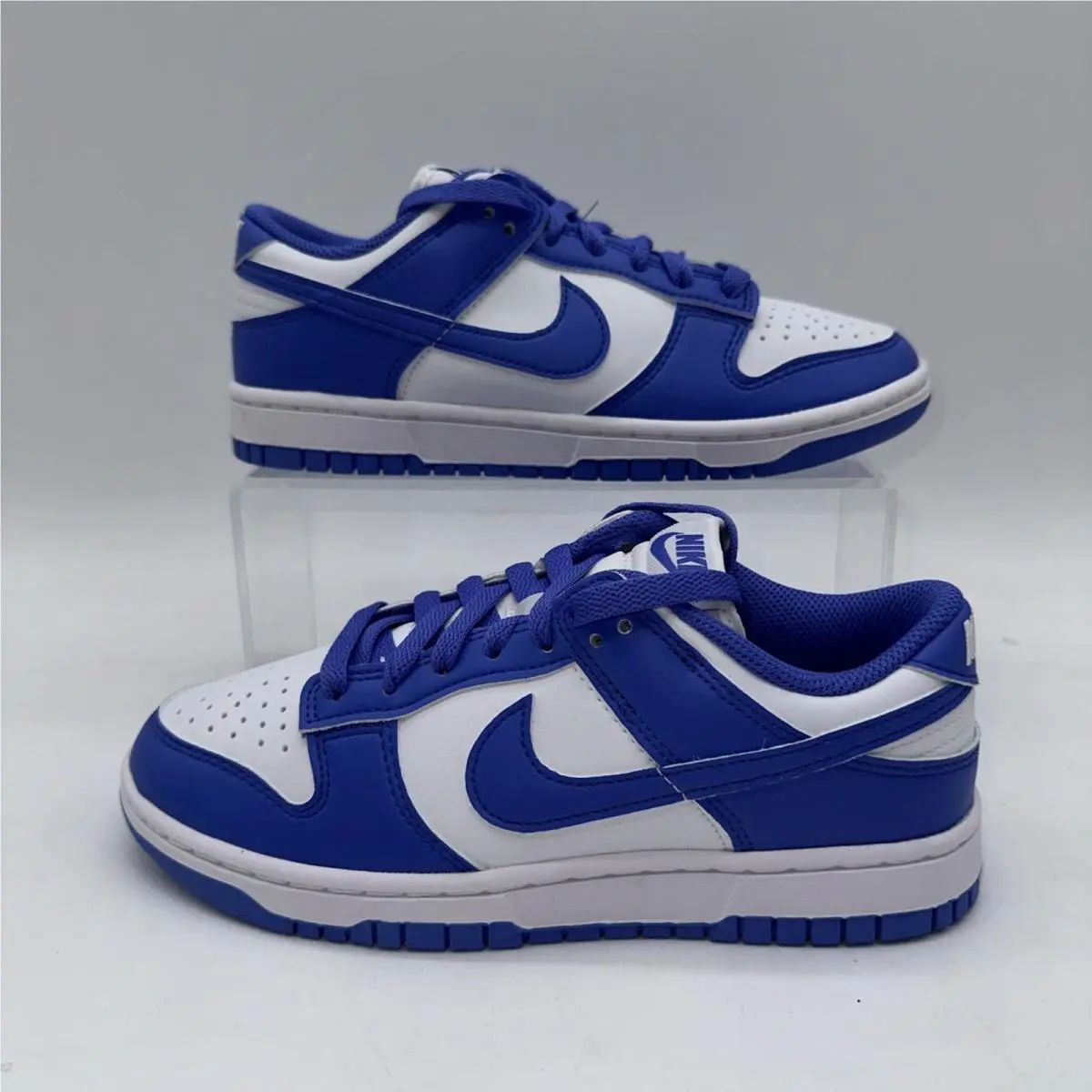 Nike Women`s Size 6.5 Dunk Low IM6572 102 White/blue Sneaker Basketball