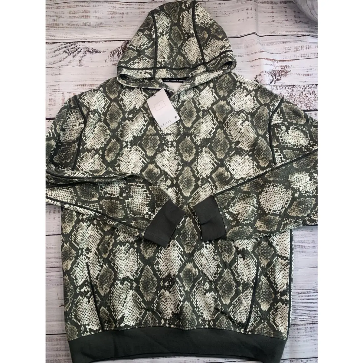 Jordan Sport Hoop Fleece Dri-fit Snake Print Pullover Hoodie Men Medium HF9894
