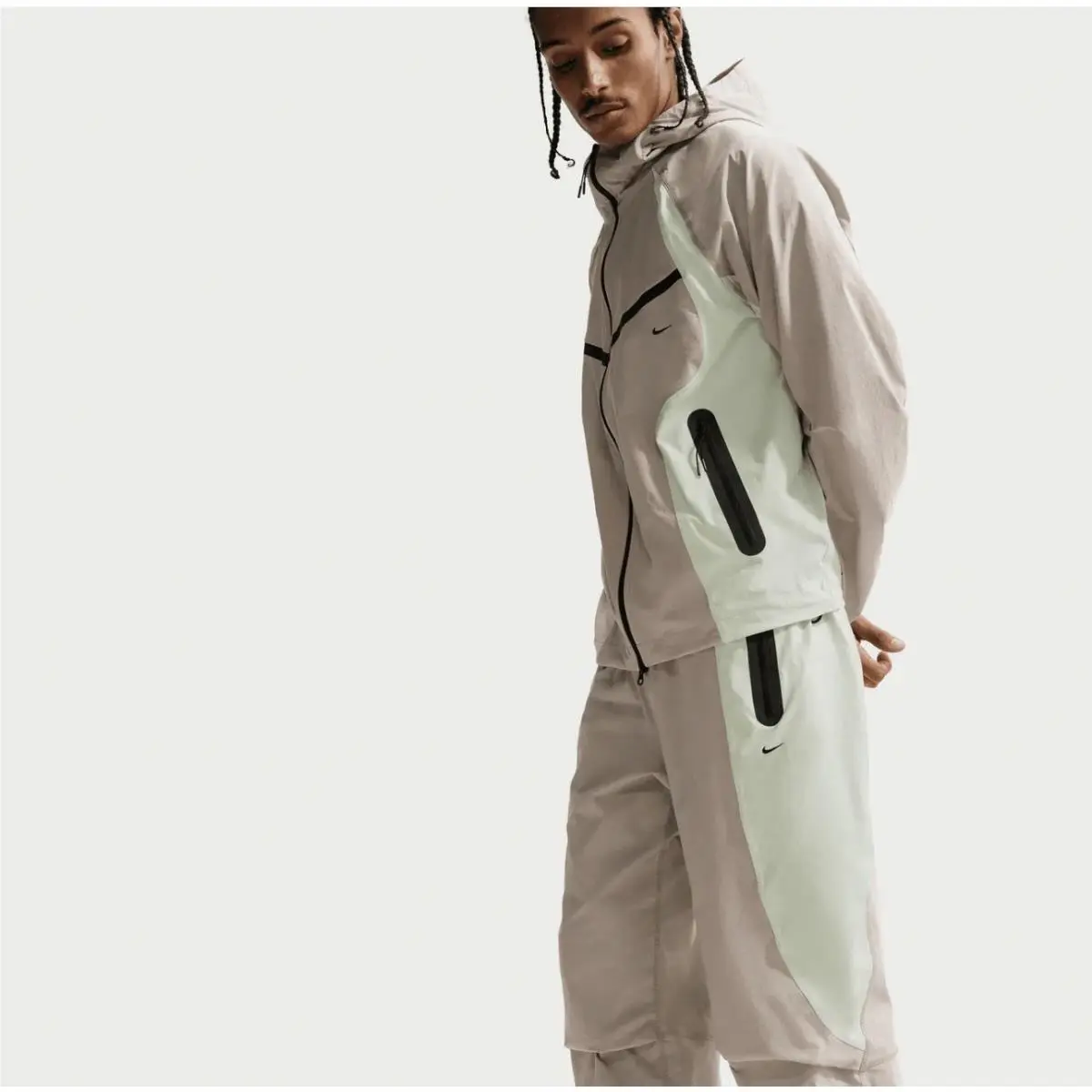 Nike clothing - Nike Tech - Tech - Cream/Volt (UPC: 0198958381293) 0