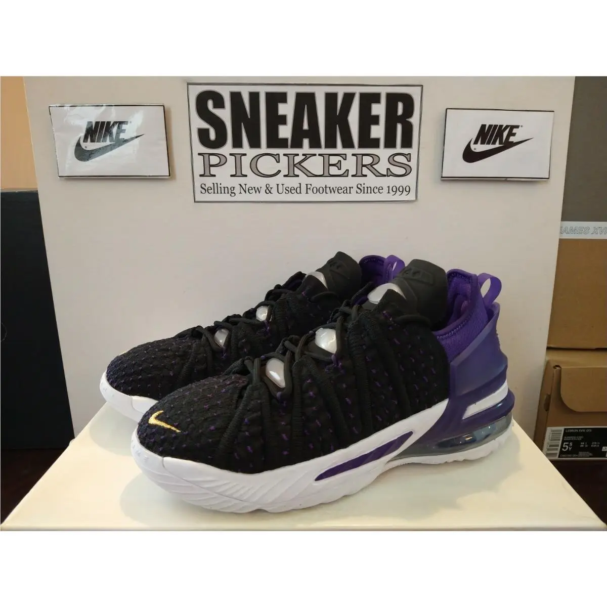 Nike shoes - Nike LeBron XVIII - LeBron XVIII - CW2760 004 - Black / Metallic Gold (UPC: 194499385431) 9