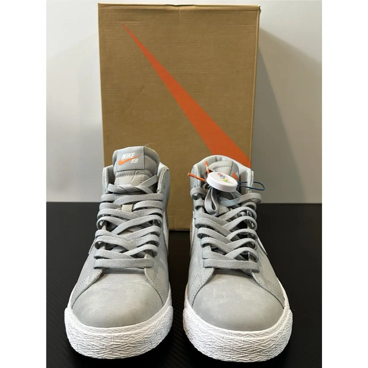 Nike shoes - Nike SB Zoom Blazer Mid ISO - DV5467-001 - Wolf Grey / White - Wolf Grey (UPC: 196154141048) 0