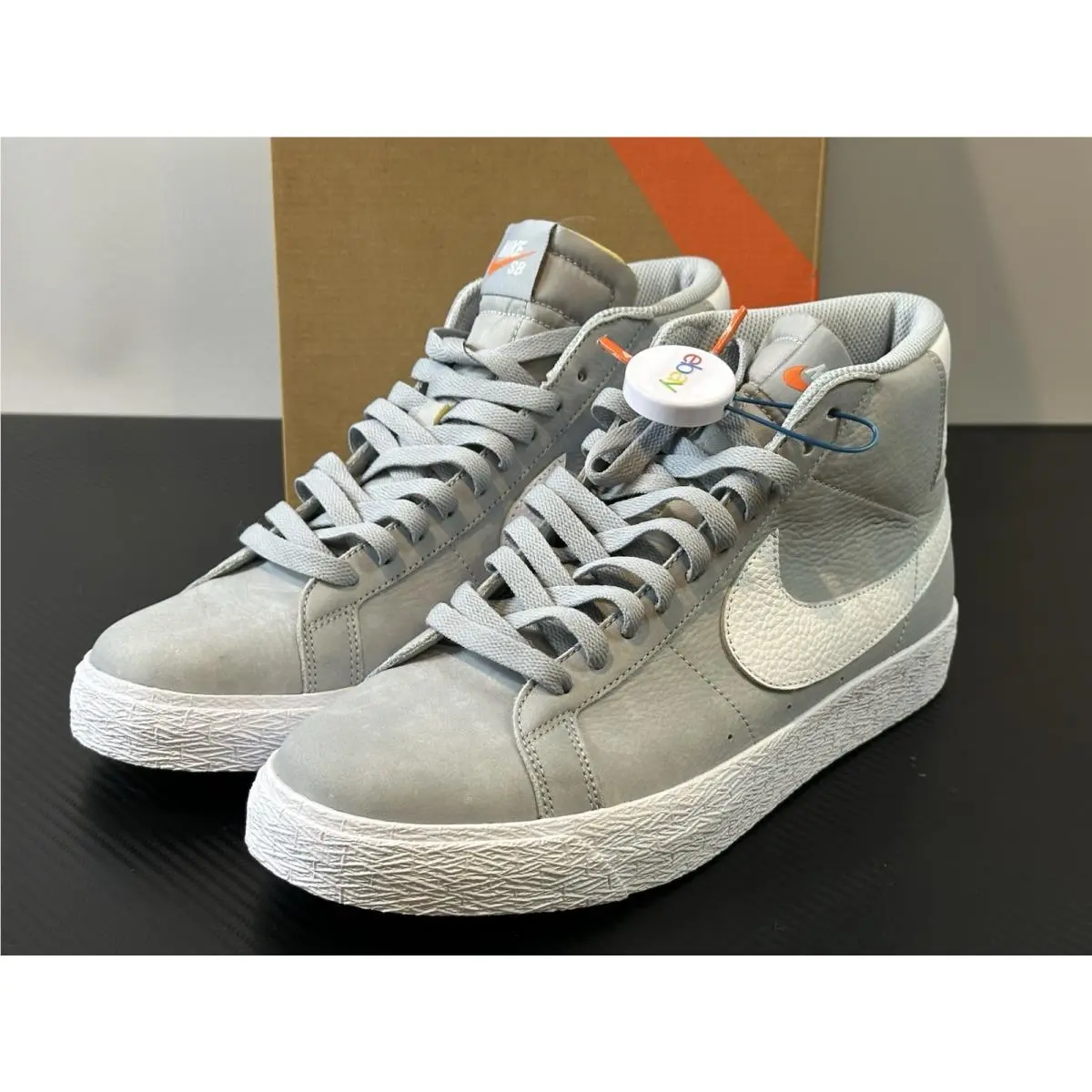 Nike shoes - Nike SB Zoom Blazer Mid ISO - DV5467-001 - Wolf Grey / White - Wolf Grey (UPC: 196154141048) 2