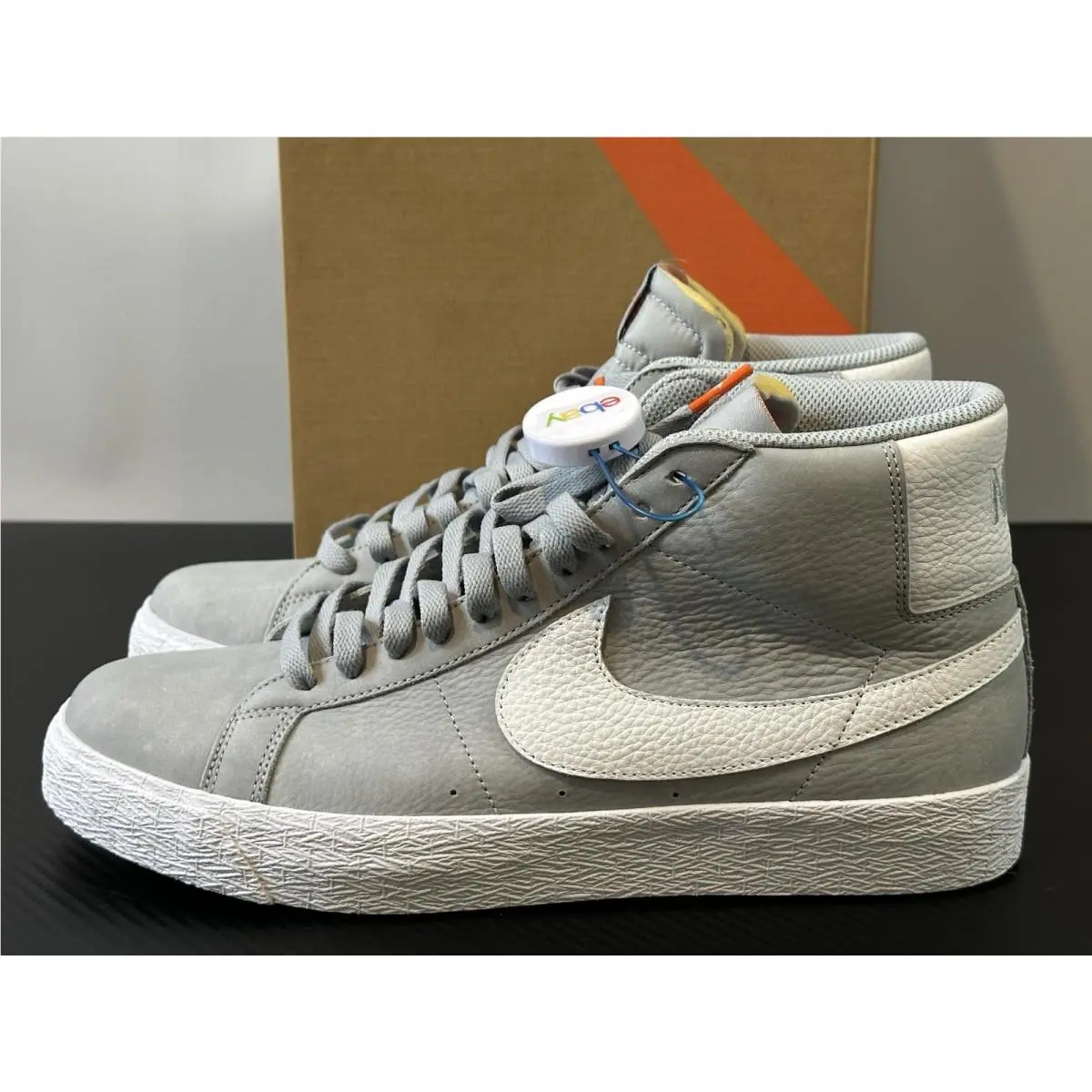 Nike shoes - Nike SB Zoom Blazer Mid ISO - DV5467-001 - Wolf Grey / White - Wolf Grey (UPC: 196154141048) 3