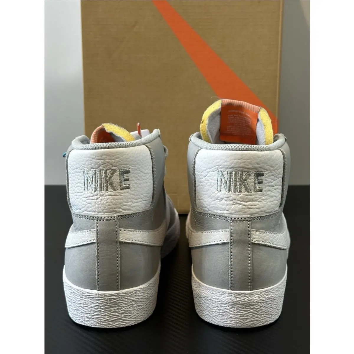 Nike shoes - Nike SB Zoom Blazer Mid ISO - DV5467-001 - Wolf Grey / White - Wolf Grey (UPC: 196154141048) 5